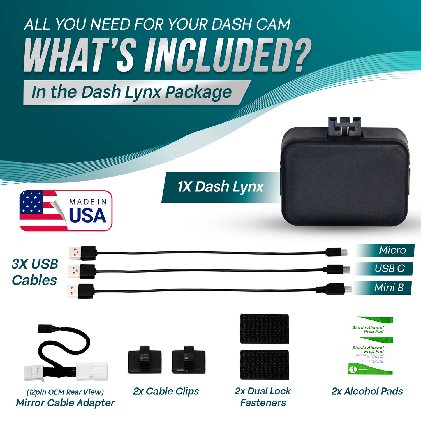 Dash Lynx Dash Camera power supply Plug-and-Play for 2018-2021 Toyota Tundra